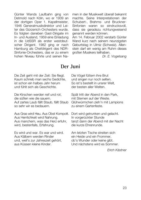 Sommer 2012 - Stadtgemeinschaft Tilsit eV - Landsmannschaft ...