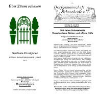 Über Zäune schauen - Gesellschaft der Staudenfreunde