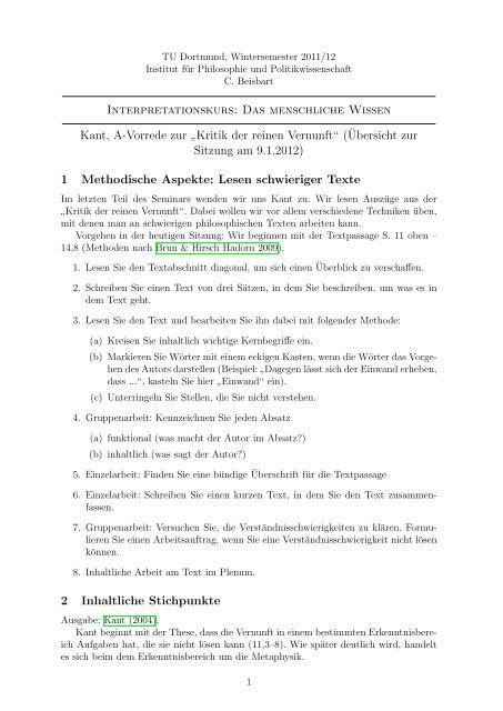 Zusammenfassung Claus Beisbart
