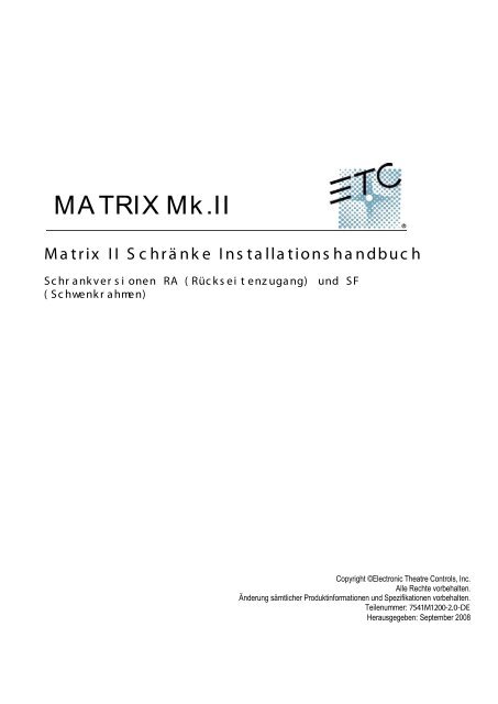 MATRIX Mk.II - ETC