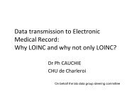 Why LOINC and why not only LOINC?