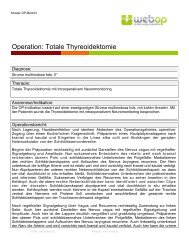 Operation: Totale Thyreoidektomie - webop