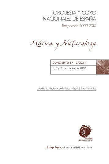 Concierto 17 Ciclo II - Orquesta y Coro Nacionales de España