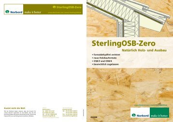 SterlingOSB-Zero - Holz Kogler