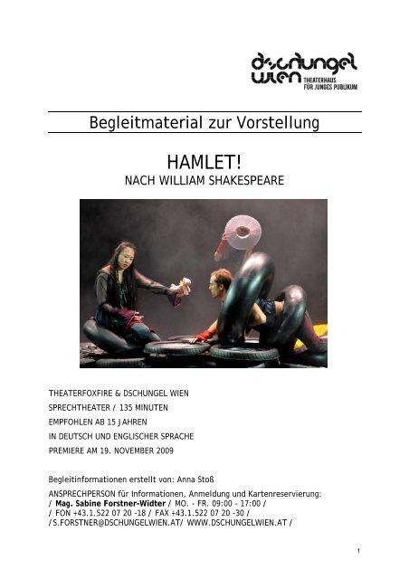 HAMLET! - Dschungel Wien
