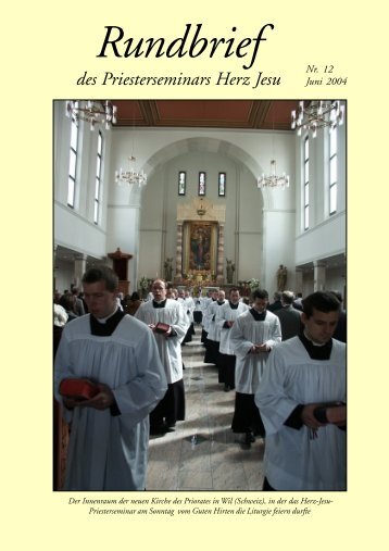 Seminarrundbrief_Nr._12 - Priesterseminar Herz Jesu