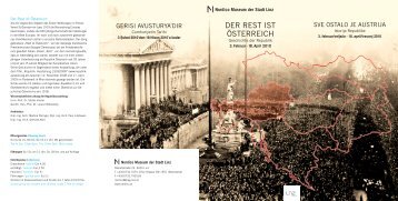 Folder zur Ausstellung [Pdf, 2 MB] - forum oö geschichte