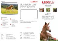 WFFS beim Pferd Überreicht von Ihrem Tierarzt - Laboklin