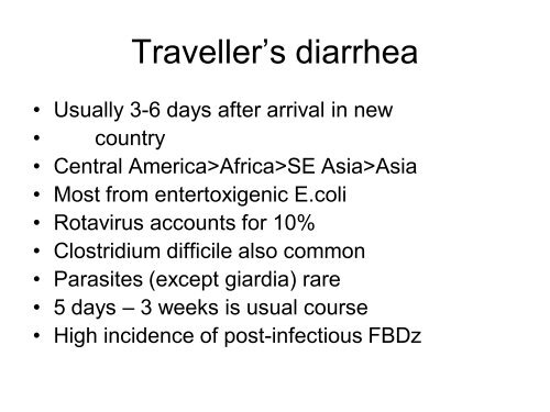 Acute Diarrhea Evaluation in Primary Care Acute Diarrhea luation in ...