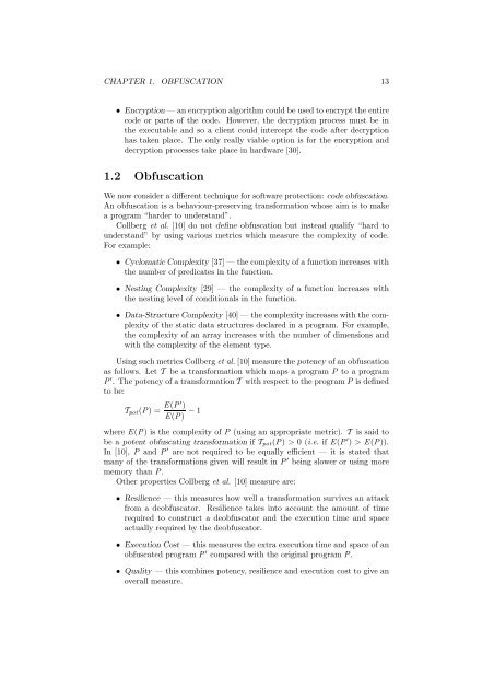 Obfuscation of Abstract Data-Types - Rowan