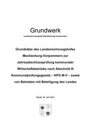 Grundwerk - Landesrechnungshof Mecklenburg-Vorpommern