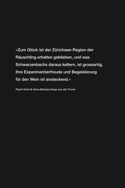 Chronik 100 Jahre Reblaube als PDF - Schwarzenbach Weinbau
