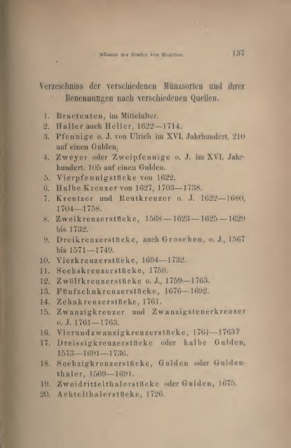 Numismatische Zeitschrift - Medievalcoinage.com