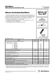 Silicon Controlled Rectifiers BRY55-30 thru 600 * * - BG-Electronics