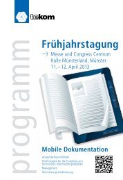 Tagungsprogramm für die tekom-Frühjahrstagung 2013 (PDF)