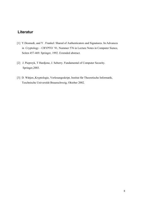 RSA-Threshold-Decryption - Institut für Theoretische Informatik