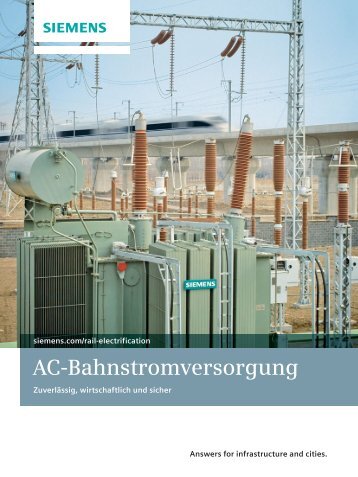 Broschüre "AC-Bahnstromversorgung" (1.427 KB) - Siemens