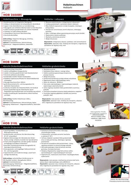 Katalog Holzmann - 2009/2010 - Holzmann Maschinen POLSKA