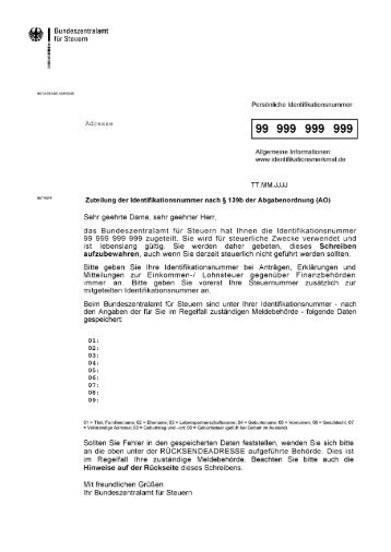 Muster Mitteilungsschreiben (deutsch) (PDF, 142 KB, Datei ist ...