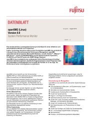 Datenblatt: openSM2 V9.0 - Linux - Fujitsu