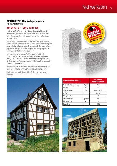 Mauerwerk-Komplett-Programm - Bisotherm