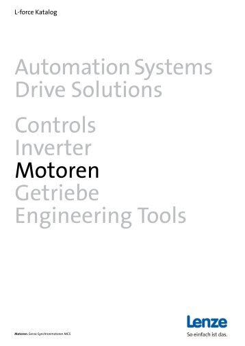 AutomationSystems Drive Solutions Controls Inverter Motoren ...