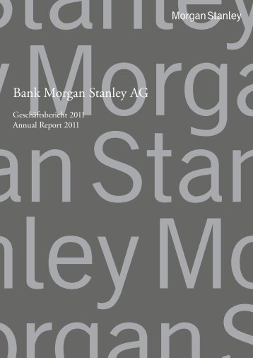 Bank Morgan Stanley AG - Hong Kong Monetary Authority