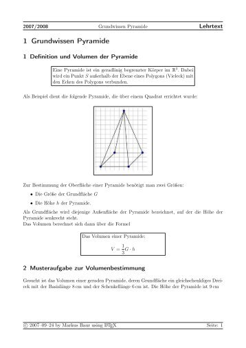 1 Grundwissen Pyramide - Treminer.de