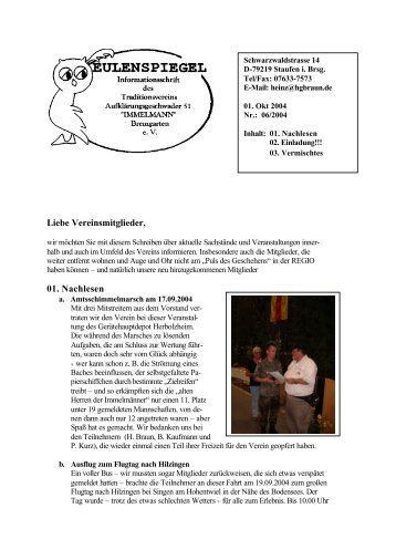 Eulenspiegel 06/2004 - Traditionsverein Aufklärungsgeschwader 51 ...