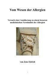 Vom Wesen der Allergien - Forschungskreis für Heilkunde