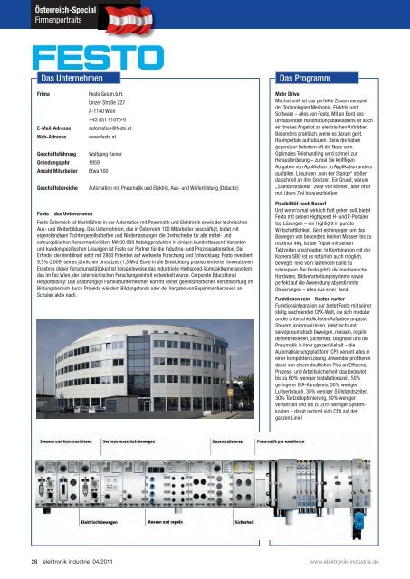 PDF-Ausgabe herunterladen (28.1 MB) - elektronik industrie