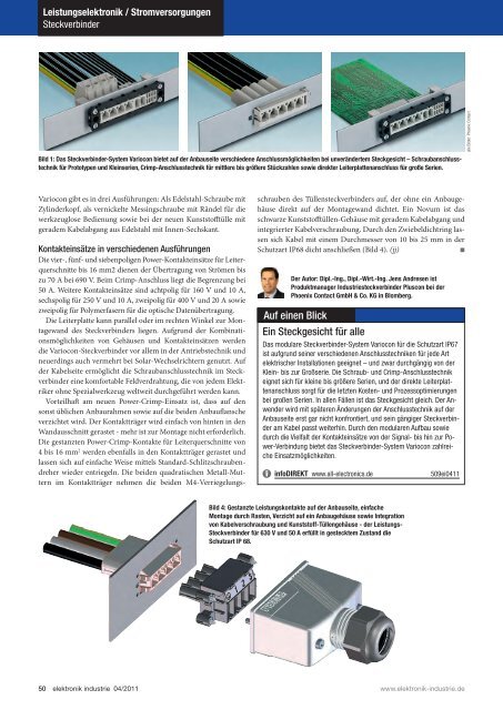 PDF-Ausgabe herunterladen (28.1 MB) - elektronik industrie