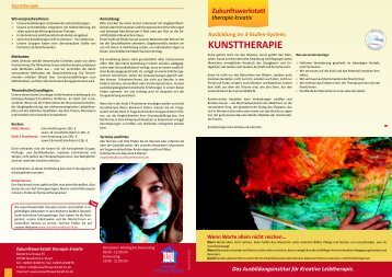 KUNSTTHERAPIE - Zukunftswerkstatt therapie kreativ