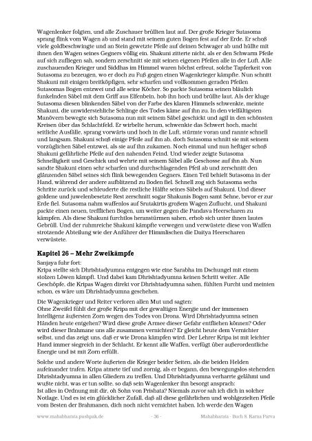 PDF 0.8MB - Das Mahabharata - Pushpak