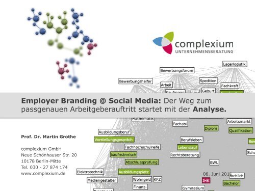 Employer Branding @ Social Media: Der Weg zum passgenauen ...