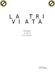 LA TRIVIATA – Der Umweg zur Liebe