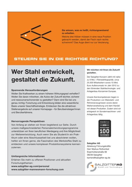 1. Ausgabe 2013 - TU Clausthal