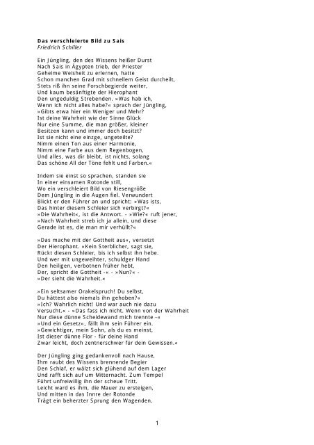 Das Verschleierte Bild zu Sais: Unveiling the Enigmatic Masterpiece