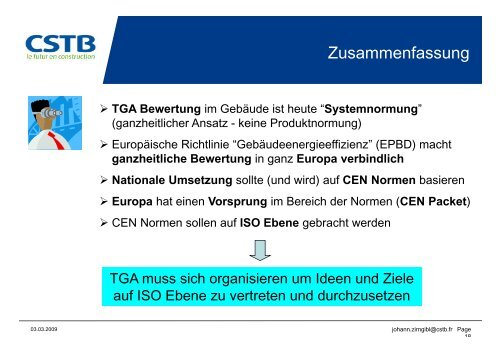 ISO Aktivitäten in der TGA-Normung - Fachverband Gebäude-Klima ...