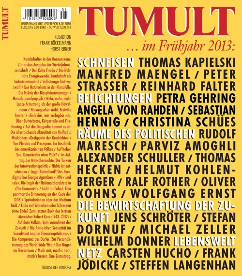 Tumult - digitalakrobaten.de