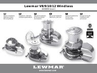 Lewmar V8/9/10/12 Windlass