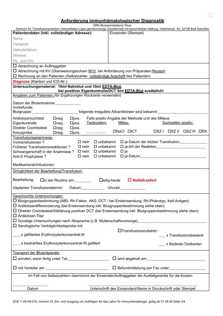 Blutgruppenbestimmung Magazine