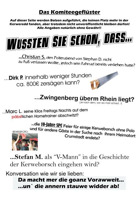 Kerwezeitung 2006 - Crumschter Kerb