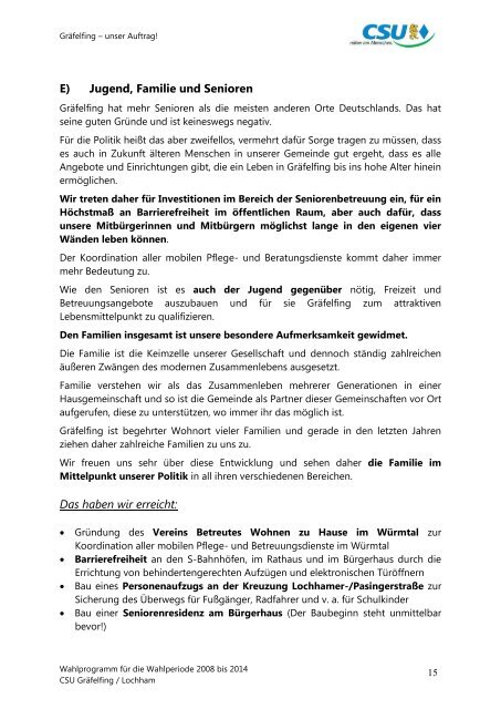 Wahlprogramm 2008 – 2014 (PDF – 396 KB) - CSU Ortsverband ...