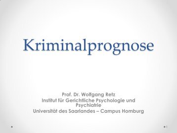 Kriminalprognose - Forensik-homburg.de