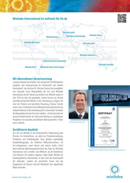 Leaflet Forschung und Entwicklung - MINITÜB GmbH