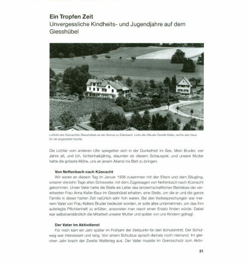 Jahrheft 2005 - Verein für Ortsgeschichte Küsnacht