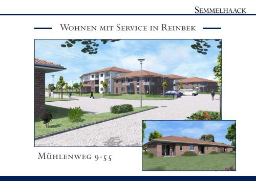 Wohnen mit Service in Reinbek Mühlenweg 9-55 - Semmelhaack