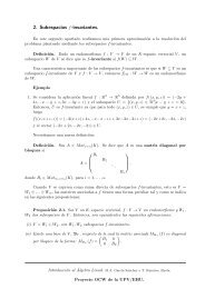 2. Subespacios f-invariantes.