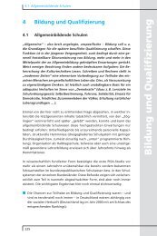 Kapitel 4: Bildung und Qualifizierung - Arbeitskammer des Saarlandes
